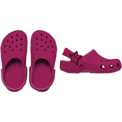 Clogs für Kinder Crocs Classic Star Rose 34/35 Mixte Clogs für Kinder Crocs Classic Star Rose 34/35 Mixte