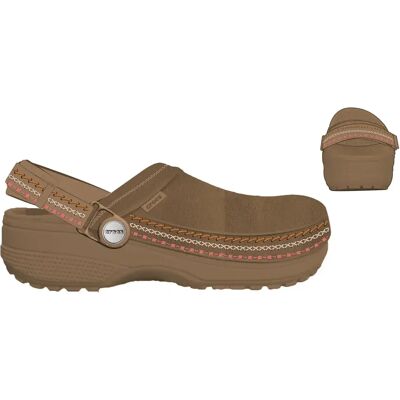 Clogs Crocs Crafted Vegan Suede Marron 43/44 Mixte Clogs Crocs Crafted Vegan Suede Marron 43/44 Mixte