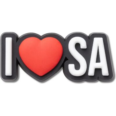Jibbitz Crocs I Love South Africa Noir TU Mixte Jibbitz Crocs I Love South Africa Noir TU Mixte