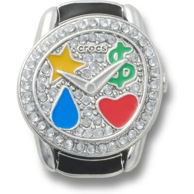 Jibbitz Crocs Watch Argenté TU Mixte Jibbitz Crocs Watch Argenté TU Mixte