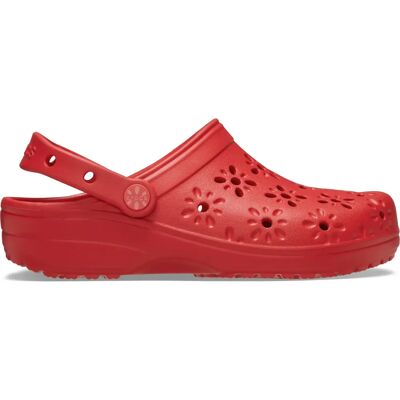 Clogs Crocs Classic Floral Cut Out Rouge 42/43 Mixte Clogs Crocs Classic Floral Cut Out Rouge 42/43 Mixte