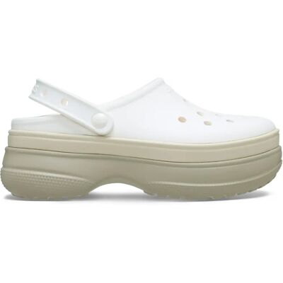 Clogs Crocs Classic Stacked Beige 37/38 Mixte Clogs Crocs Classic Stacked Beige 37/38 Mixte