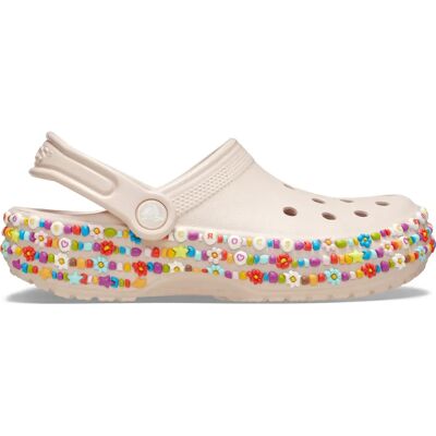 Baby-Clogs Crocs Classic Beaded Band Rose 20/21 Mixte Baby-Clogs Crocs Classic Beaded Band Rose 20/21 Mixte