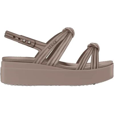 Keil-Sandalen für Damen Crocs Brooklyn Low Wedge Marron 37/38 Femme Keil-Sandalen für Damen Crocs Brooklyn Low Wedge Marron 37/38 Femme