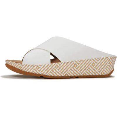 Keil-Sandalen für Damen FitFlop Lulu Lux Blanc 40 Femme Keil-Sandalen für Damen FitFlop Lulu Lux Blanc 40 Femme