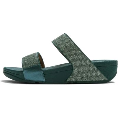 Keil-Sandalen für Damen FitFlop Lulu Shimmerglitz Bleu 38 Femme Keil-Sandalen für Damen FitFlop Lulu Shimmerglitz Bleu 38 Femme