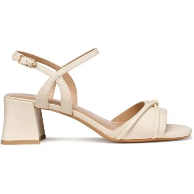 Sandalen mit Absatz Damen Geox New Eraklia 50 T01 Beige 37 Femme Sandalen mit Absatz Damen Geox New Eraklia 50 T01 Beige 37 Femme