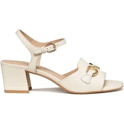 Sandalen mit Absatz Damen Geox New Eraklia 50 Beige 40 Femme Sandalen mit Absatz Damen Geox New Eraklia 50 Beige 40 Femme