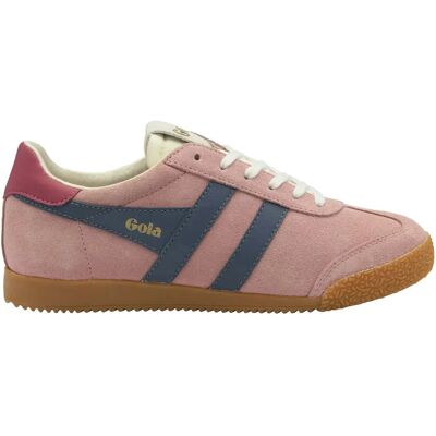 Gola Elan Wildleder Turnschuh - Korallen Pink/Blau - UK 3 - Turnschuh Gola Elan Wildleder Turnschuh - Korallen Pink/Blau - UK 3 - Turnschuh