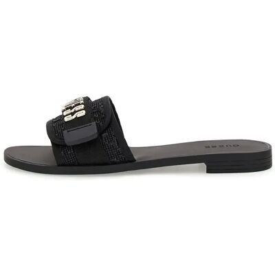 Slides Guess Elyze3 Noir 36 Femme Slides Guess Elyze3 Noir 36 Femme