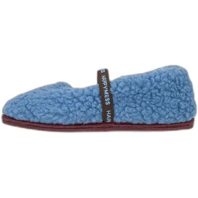 Wollschlappen Damen Happymess Bleu 39 Femme Wollschlappen Damen Happymess Bleu 39 Femme