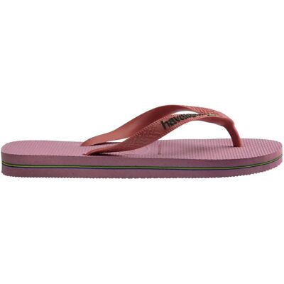 Logo-Flip-Flops Havaianas Brasil Rose 37/38 Mixte Logo-Flip-Flops Havaianas Brasil Rose 37/38 Mixte