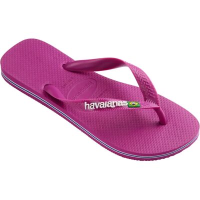Flip-Flops Kind Havaianas Basil Logo Rose 31/32 Mixte Flip-Flops Kind Havaianas Basil Logo Rose 31/32 Mixte