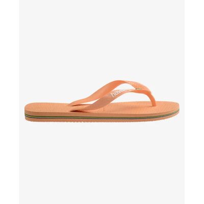 Flip-Flops Havaianas Brasil Logo Orange 37/38 Mixte Flip-Flops Havaianas Brasil Logo Orange 37/38 Mixte