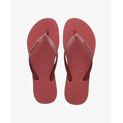 Flip-Flops für Frauen Havaianas Slim Sparkle II Rouge 37/38 Femme Flip-Flops für Frauen Havaianas Slim Sparkle II Rouge 37/38 Femme