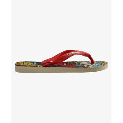 Flip-Flops Havaianas Top Marvel Classics Beige 35/36 Mixte Flip-Flops Havaianas Top Marvel Classics Beige 35/36 Mixte