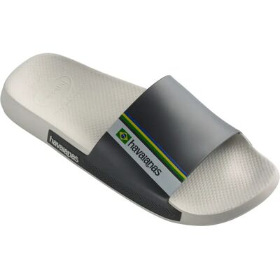Slides Havaianas Brasil Blanc 39/40 Mixte Slides Havaianas Brasil Blanc 39/40 Mixte