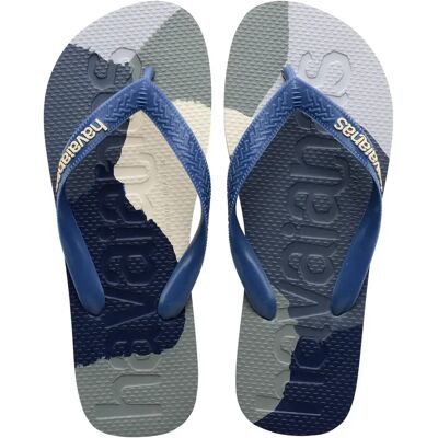 Flip-Flops Havaianas Top Logomania Colors II Bleu 41/42 Mixte Flip-Flops Havaianas Top Logomania Colors II Bleu 41/42 Mixte