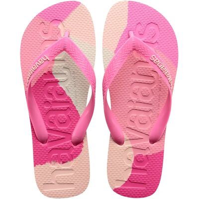 Flip-Flops Havaianas Logomania Colors II Rose 39/40 Mixte Flip-Flops Havaianas Logomania Colors II Rose 39/40 Mixte