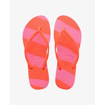 Flip-Flops für Frauen Havaianas Slim Color Fun Orange 41/42 Femme Flip-Flops für Frauen Havaianas Slim Color Fun Orange 41/42 Femme