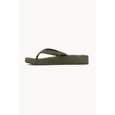 Keil Sandalen mit Glitzersteinen Damen Ilse Jacobsen Hornbæk Vert 37 Femme Keil Sandalen mit Glitzersteinen Damen Ilse Jacobsen Hornbæk Vert 37 Femme