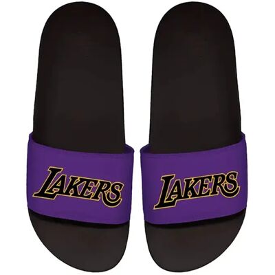 ISlide Los Angeles Lakers Pantoletten Two Tone Noir 37/38 Mixte ISlide Los Angeles Lakers Pantoletten Two Tone Noir 37/38 Mixte