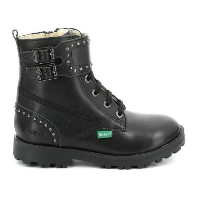 Stiefeletten Mädchen Kickers Groorock Noir 24 Femme Stiefeletten Mädchen Kickers Groorock Noir 24 Femme