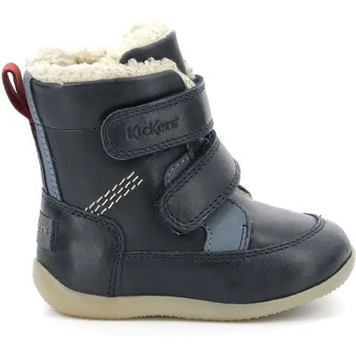 Baby-Stiefeletten Kickers Bamakratch Bleu 20 Mixte Baby-Stiefeletten Kickers Bamakratch Bleu 20 Mixte