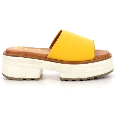 Pantoletten für Damen Kickers Kick Hela Jaune 39 Femme Pantoletten für Damen Kickers Kick Hela Jaune 39 Femme