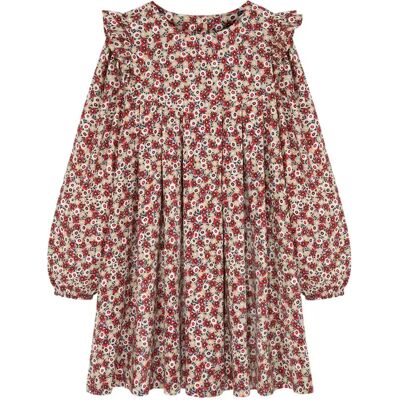 Mädchenkleid Kids on the Moon Camellia Ruffle Beige 5 ans Femme Mädchenkleid Kids on the Moon Camellia Ruffle Beige 5 ans Femme