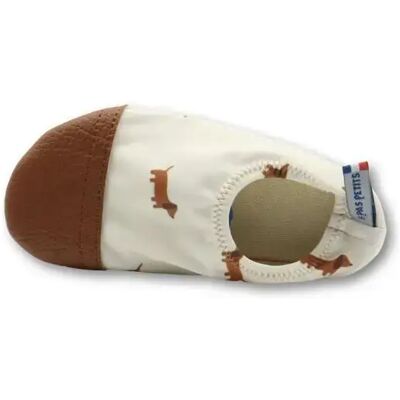 Baby Hausschuhe Les Pas Petits Teckels Beige 24/26 Mixte Baby Hausschuhe Les Pas Petits Teckels Beige 24/26 Mixte