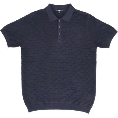 Jacquard-Polo Mexx Bleu L Homme Jacquard-Polo Mexx Bleu L Homme