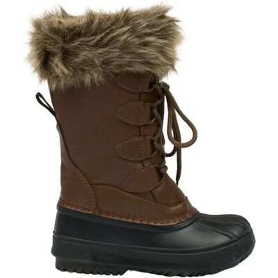 Gummistiefel für Kinder mit Kunstfell für den Winter Mikk-Line Marron 35 Mixte Gummistiefel für Kinder mit Kunstfell für den Winter Mikk-Line Marron 35 Mixte