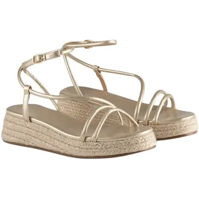 Keil-Sandalen für Damen Mim Shoes Chiko Beige 39 Femme Keil-Sandalen für Damen Mim Shoes Chiko Beige 39 Femme