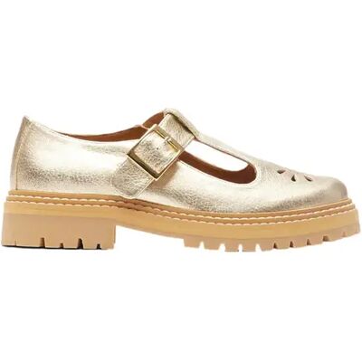 Derby aus genarbtem Leder Damen Odaje Romane Ajourée Beige 39 Femme Derby aus genarbtem Leder Damen Odaje Romane Ajourée Beige 39 Femme