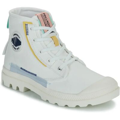 Damen Stiefeletten Palladium Pampa Underlayer Blanc 37,5 Femme Damen Stiefeletten Palladium Pampa Underlayer Blanc 37,5 Femme