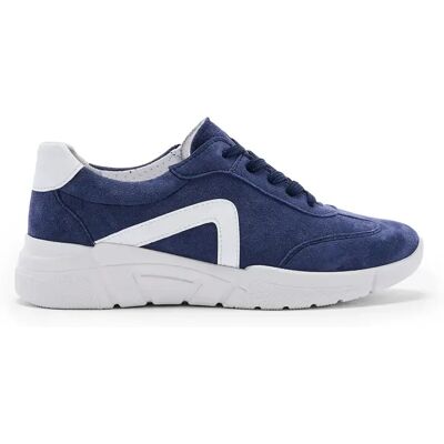 Extra große Damen Sneaker mit herausnehmbarer Sohle Pédiconfort Bleu 38 Femme Extra große Damen Sneaker mit herausnehmbarer Sohle Pédiconfort Bleu 38 Femme