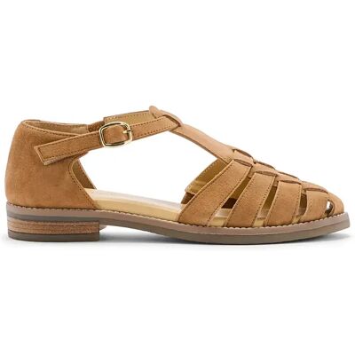 Leder-Sandalen mit Klettverschluss Damen Pédiconfort Marron 40 Femme Leder-Sandalen mit Klettverschluss Damen Pédiconfort Marron 40 Femme