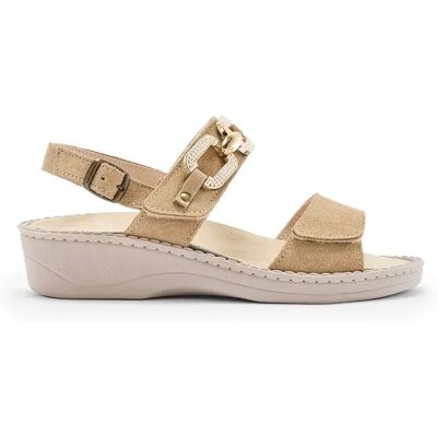 Fantasie Sandalen mit Klettverschluss Damen Pédiconfort Marron 39 Femme Fantasie Sandalen mit Klettverschluss Damen Pédiconfort Marron 39 Femme
