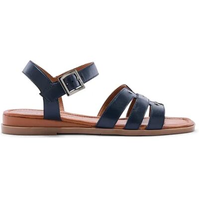 Flache Sandalen mit Nieten Damen Pédiconfort Bleu 40 Femme Flache Sandalen mit Nieten Damen Pédiconfort Bleu 40 Femme
