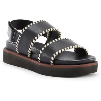 Keilabsatz Sandalen mit Klettverschluss Damen Pédiconfort Noir 40 Femme Keilabsatz Sandalen mit Klettverschluss Damen Pédiconfort Noir 40 Femme