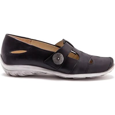 Fantasie-Ballerinas mit Klettverschluss für Damen Pédiconfort Noir 39 Femme Fantasie-Ballerinas mit Klettverschluss für Damen Pédiconfort Noir 39 Femme