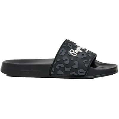 Damen Pantoletten Pepe Jeans Slider Leo Noir 39 Femme Damen Pantoletten Pepe Jeans Slider Leo Noir 39 Femme