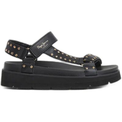 Keil-Sandalen für Damen Pepe Jeans Pola Metal Noir 39 Femme Keil-Sandalen für Damen Pepe Jeans Pola Metal Noir 39 Femme