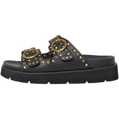 Slides Pepe Jeans Pola Buckle Noir 36 Femme Slides Pepe Jeans Pola Buckle Noir 36 Femme