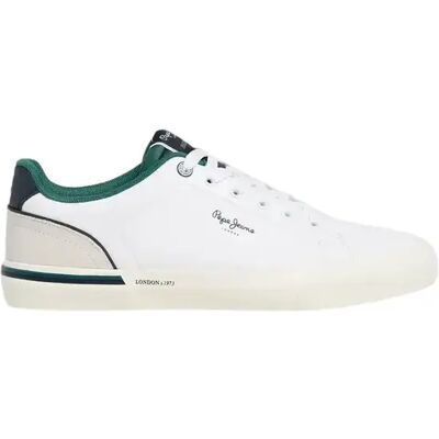 Sneakers Pepe Jeans Kenton Campus Blanc 42 Homme Sneakers Pepe Jeans Kenton Campus Blanc 42 Homme