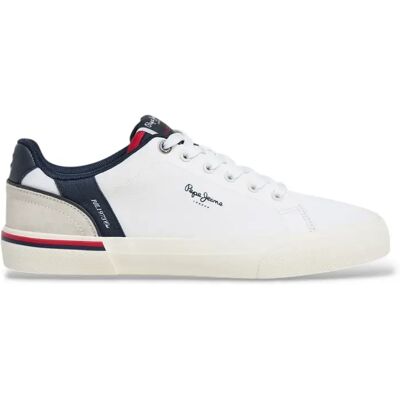 Sneakers Pepe Jeans Kenton State Blanc 43 Homme Sneakers Pepe Jeans Kenton State Blanc 43 Homme
