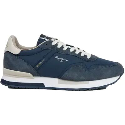 Baskets Pepe Jeans Hailon Basic Bleu 41 Homme Baskets Pepe Jeans Hailon Basic Bleu 41 Homme