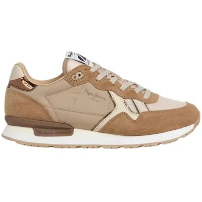 Sneakers Pepe Jeans Brit Mirror Beige 37 Femme Sneakers Pepe Jeans Brit Mirror Beige 37 Femme