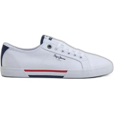 Sneakers Pepe Jeans Brady Basic Blanc 41 Homme Sneakers Pepe Jeans Brady Basic Blanc 41 Homme